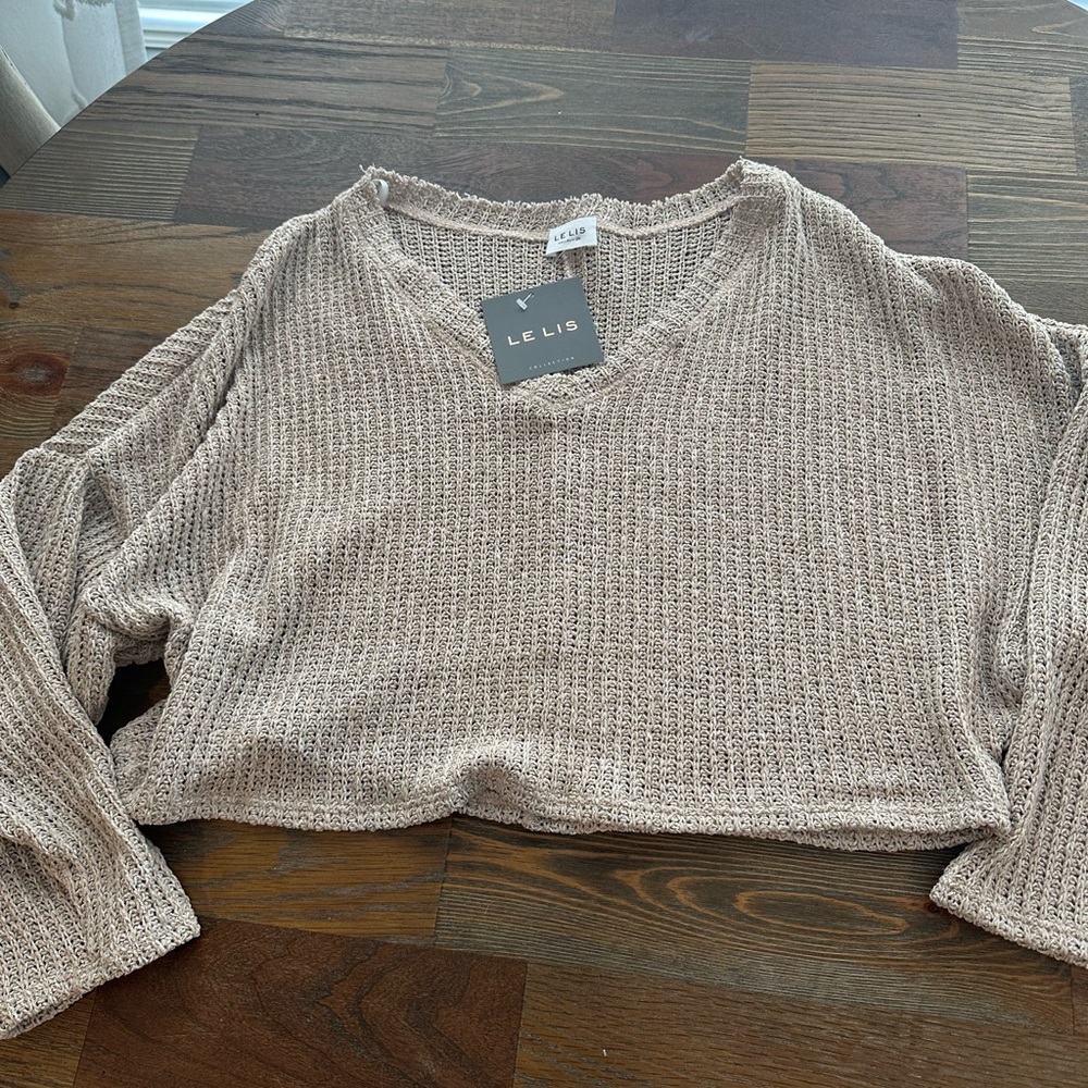 NWT Crop top sweater
